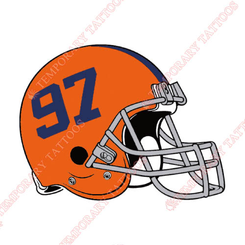 Syracuse Orange Customize Temporary Tattoos Stickers NO.6421